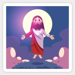 Jesus Easter illustration Magnet